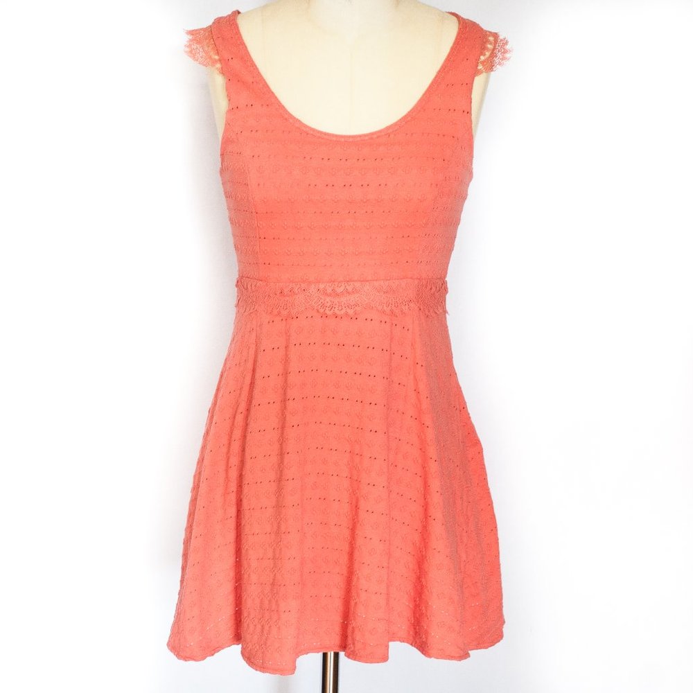 Free People | Peach Mini Dress | XS